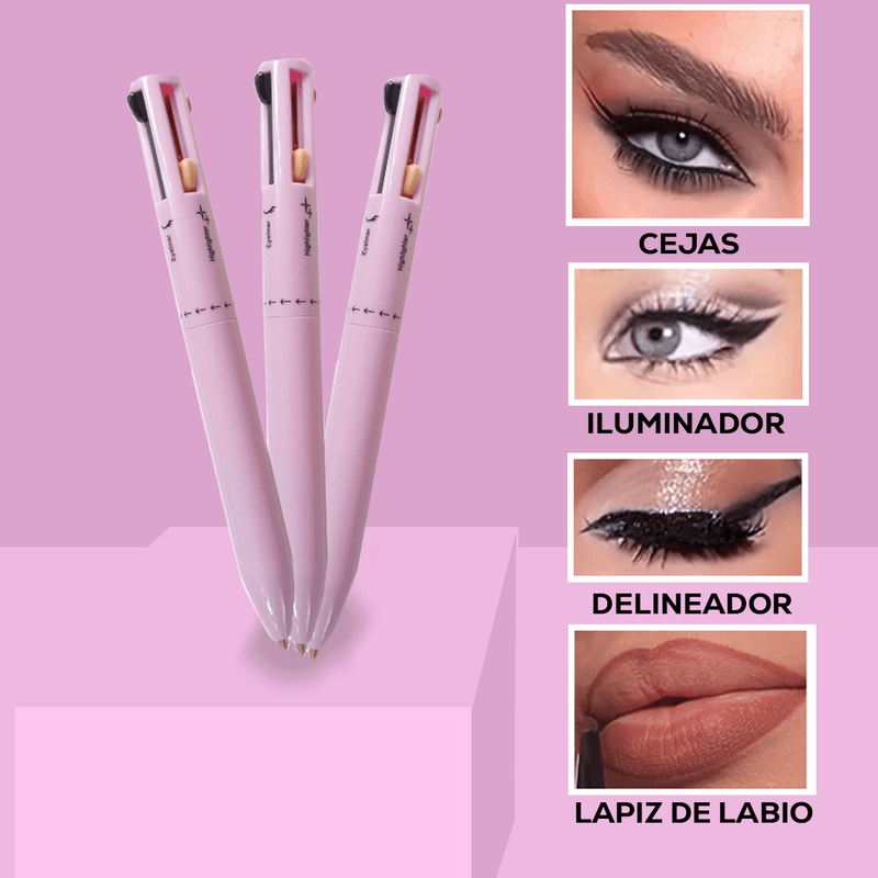 4 en 1 Lápiz de Maquillaje