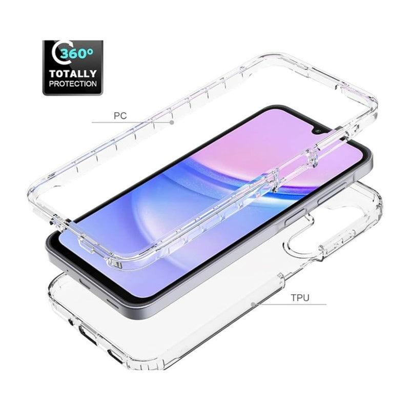 Case 360° Transparente 3 en 1 para Samsung Galaxy A26