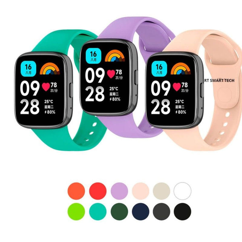 Correa de Silicona para Xiaomi Watch 3 – Rojo