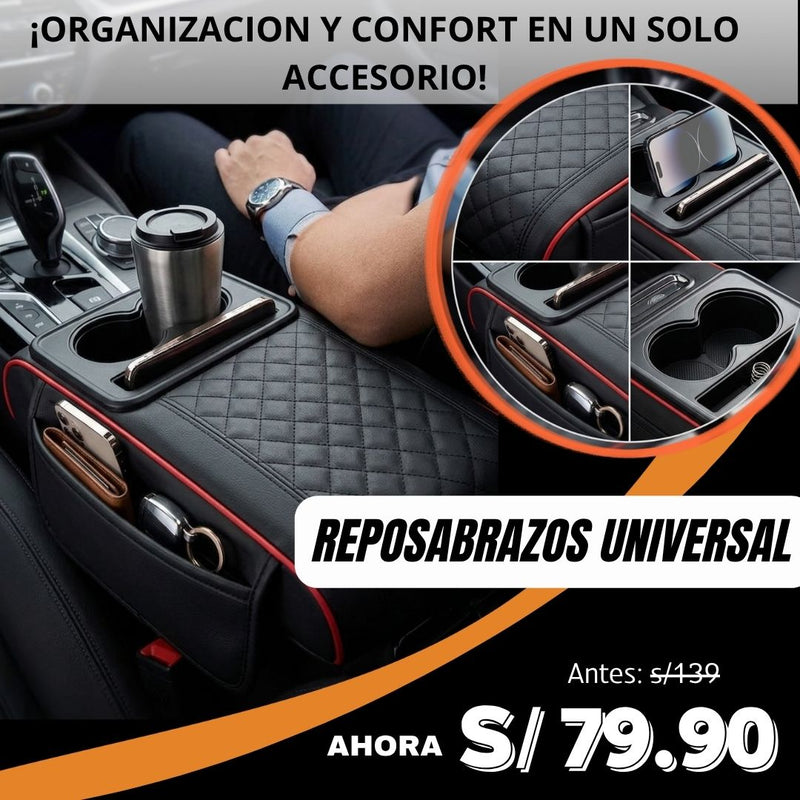Reposabrazos Premium para Auto