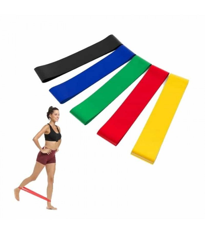 Set de 5 Bandas Elásticas de Resistencia (Cerradas)