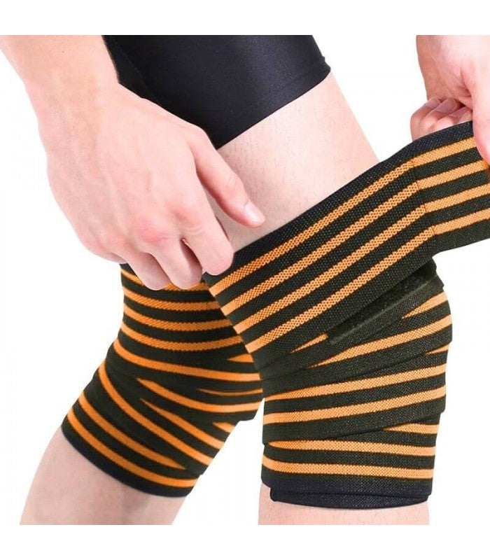 Rodilleras de Fuerza para Levantamiento de Pesas (Knee Wraps)